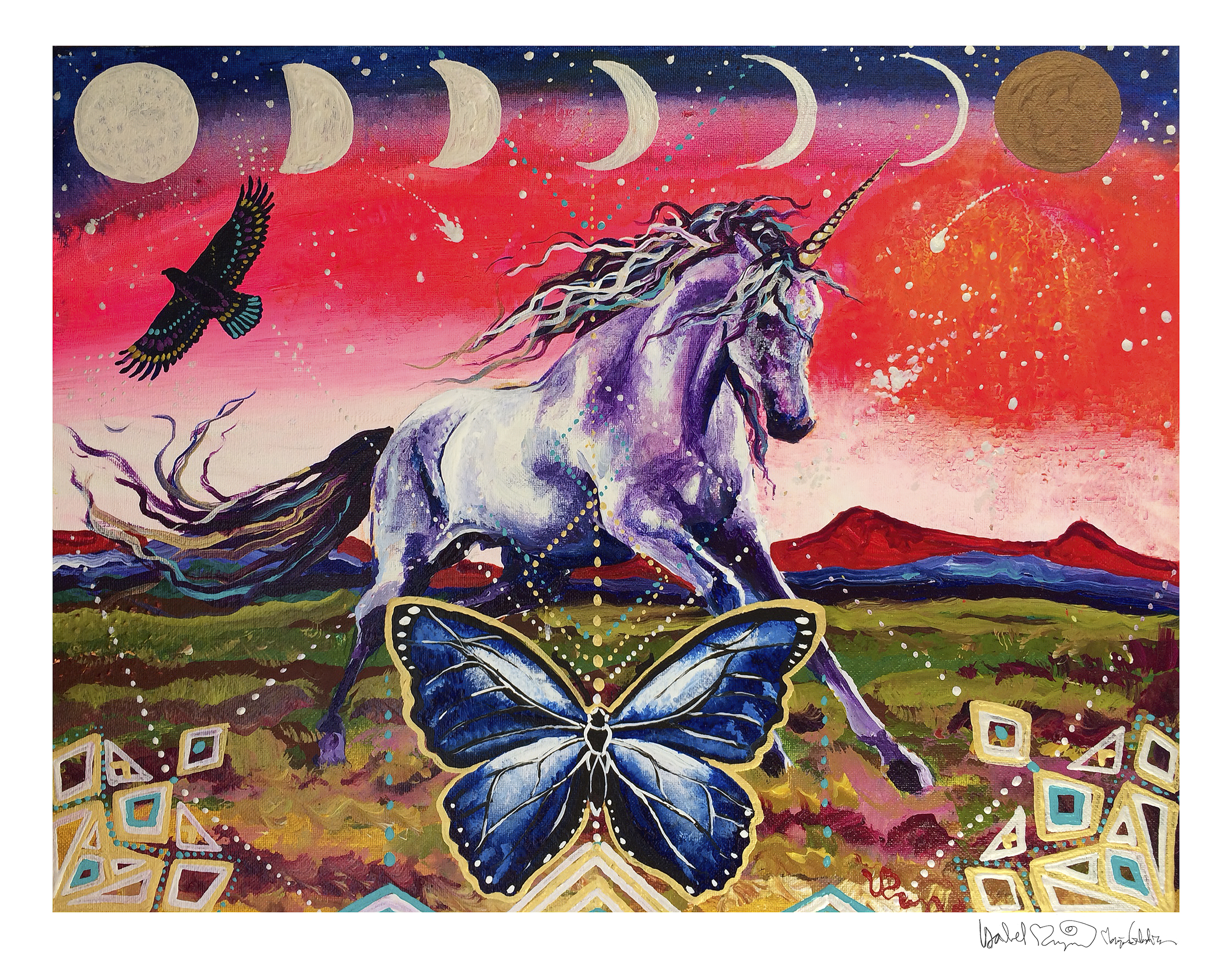 Unicorn and Butterfly