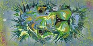 Lion Green Blue